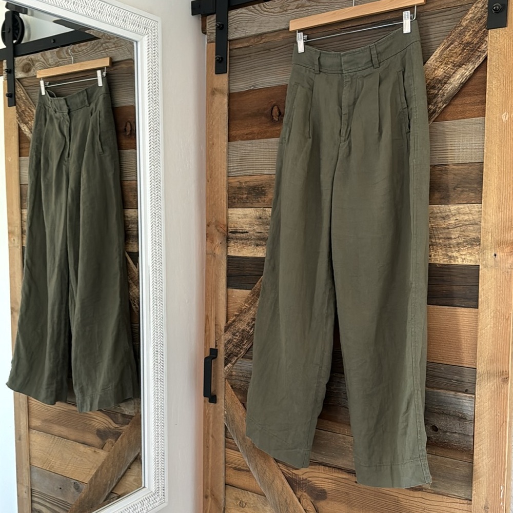 Everlane linen trousers